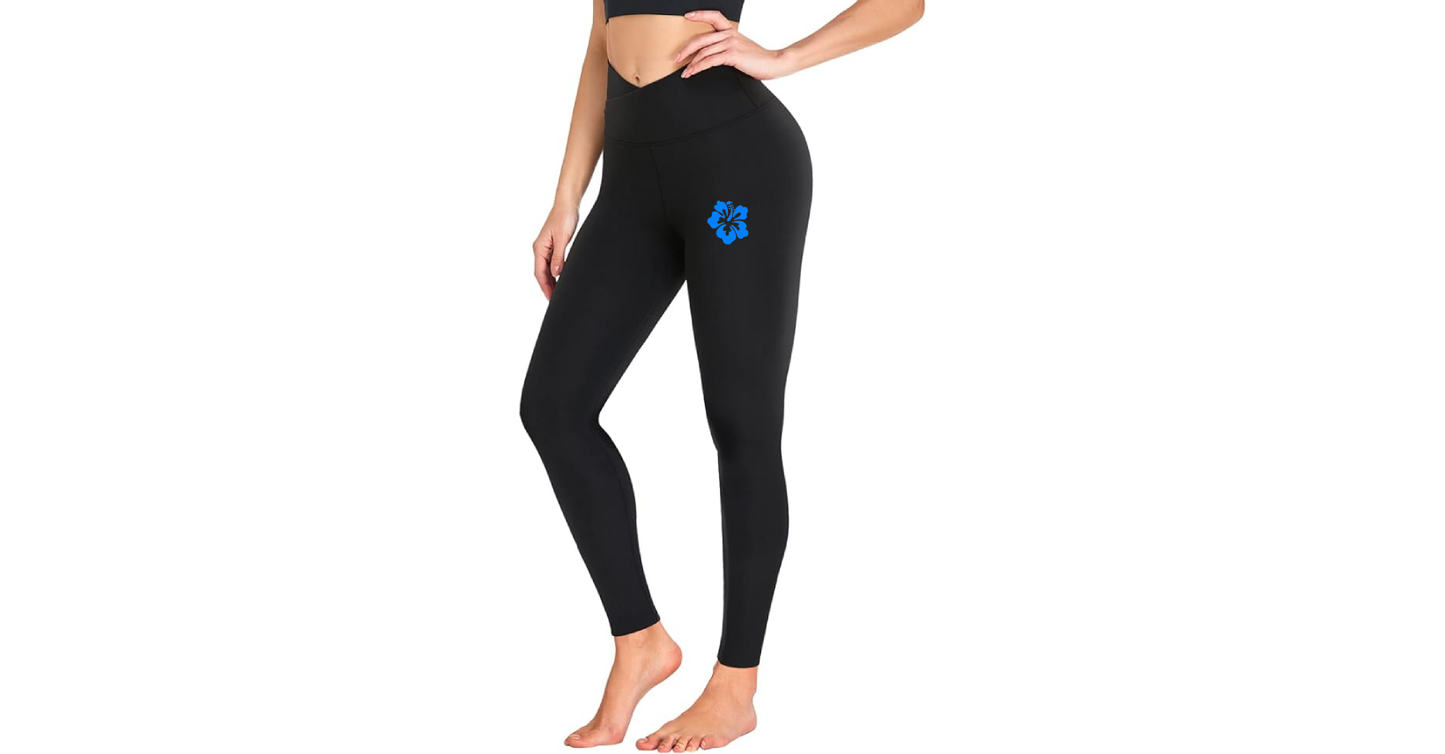 BLACK V WAIST LEGGINGS